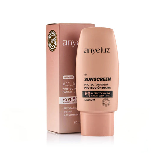 PROTECTOR SOLAR SPF50+ ANYELUZ (TONO MEDIUM)