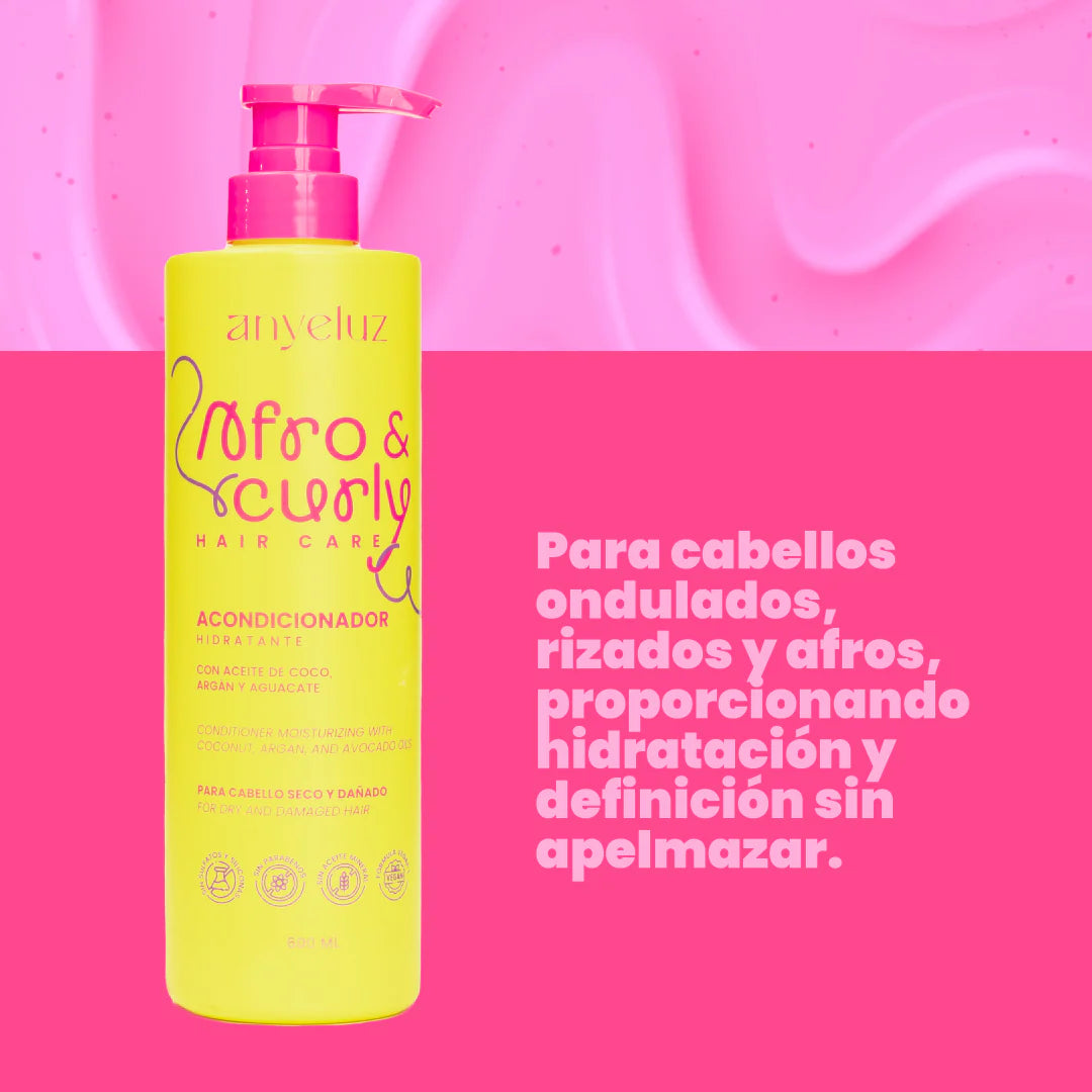 ACONDICIONADOR HIDRATANTE AFRO & CURLY ANYELUZ