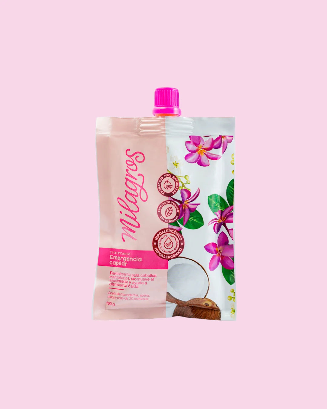 TRATAMIENTO EMERGENCIA CAPILAR VERSIÓN VIAJERO MILAGROS 100gr