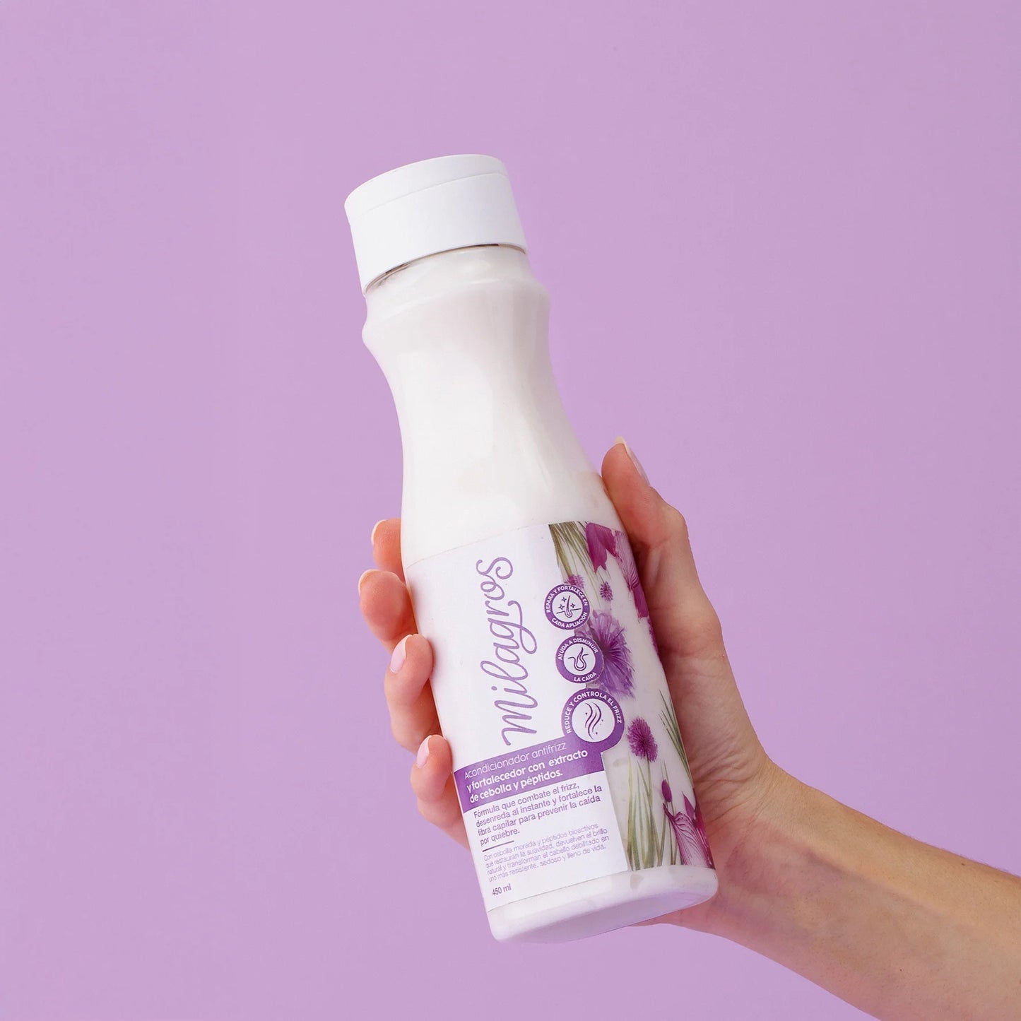 ACONDICIONADOR ANTIFRIZZ Y FORTALECEDOR CON EXTRACTO DE CEBOLLA Y PEPTIDOS (MILAGROS)