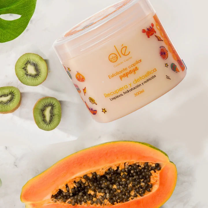 TRATAMIENTO EXFOLIANTE CAPILAR DE PAPAYA (Olé CAPILAR)
