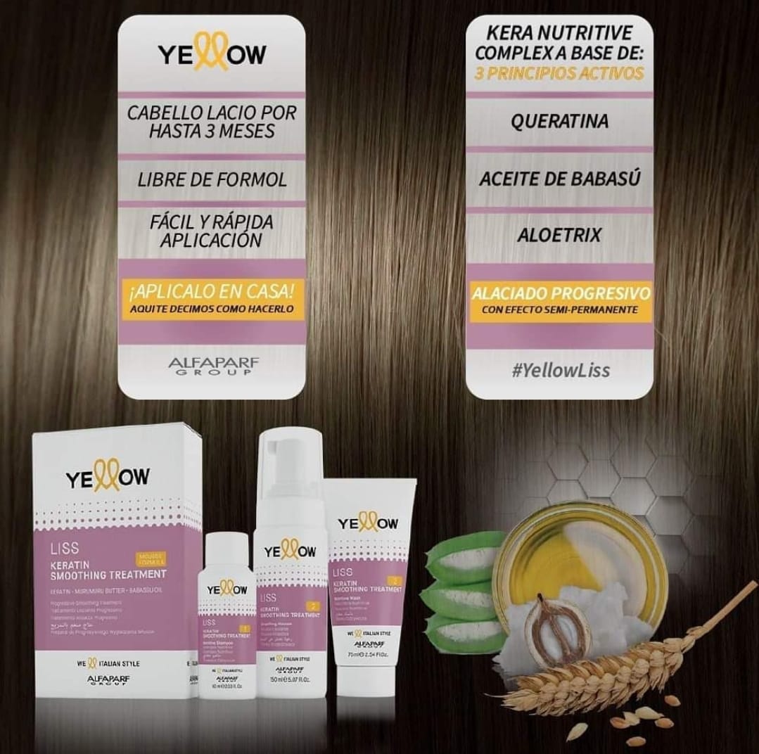 YELLOW LISS KERATINA SMOOTHING TREATMENT