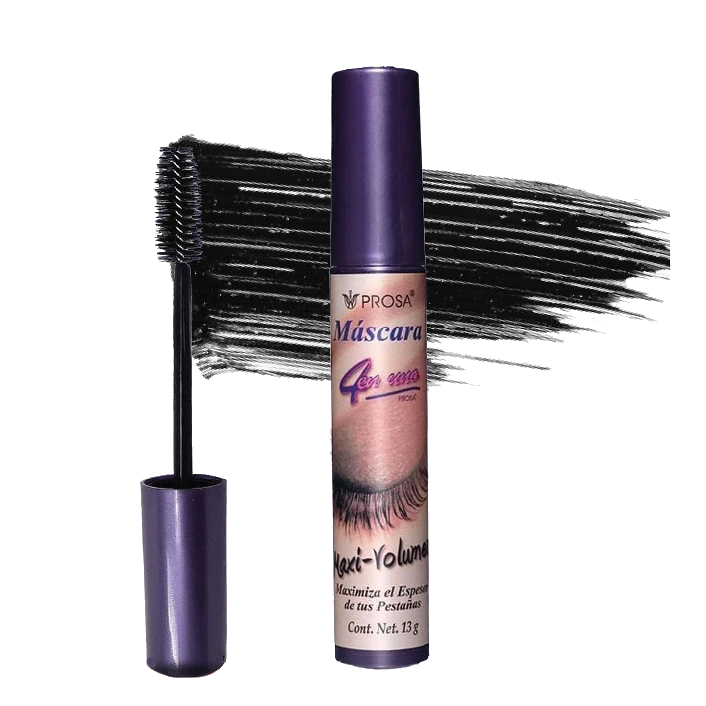 MAXI-VOLUMEN MASCARA DE PESTAÑAS 4 EN 1 (PROSA)