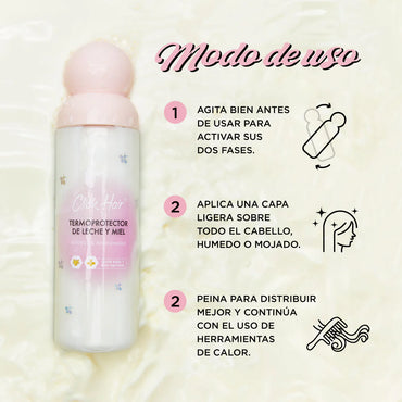 TERMOPROTECTOR BIFÁSICO LECHE Y MIEL (CLICK HAIR)