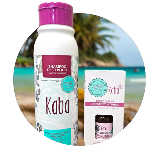 COMBI KABA (TÓNICO CRECIMIENTO INTENSIVO Y SHAMPOO CEBOLLA)