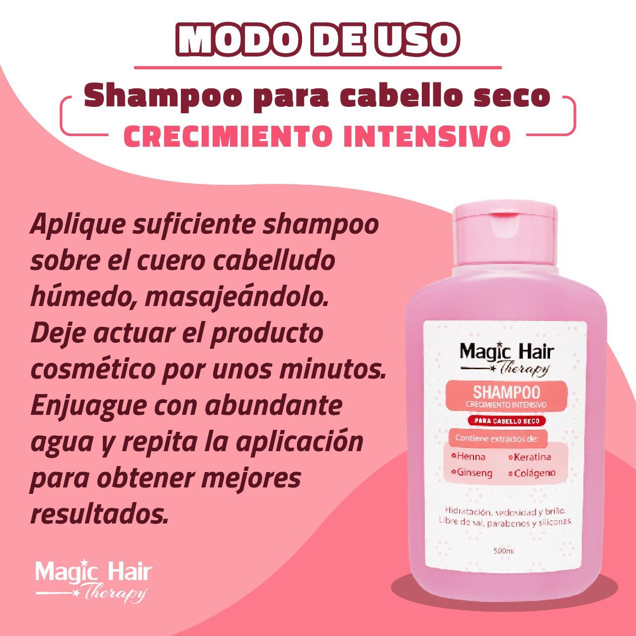 SHAMPOO CRECIMIENTO INTENSIVO PARA CABELLO SECO