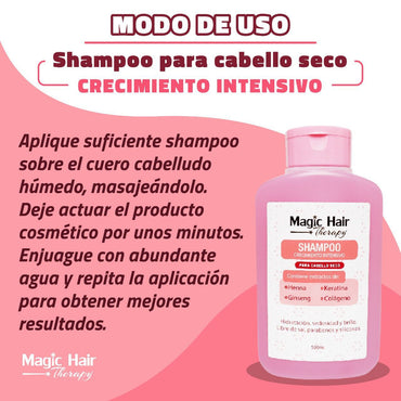 SHAMPOO CRECIMIENTO INTENSIVO PARA CABELLO SECO