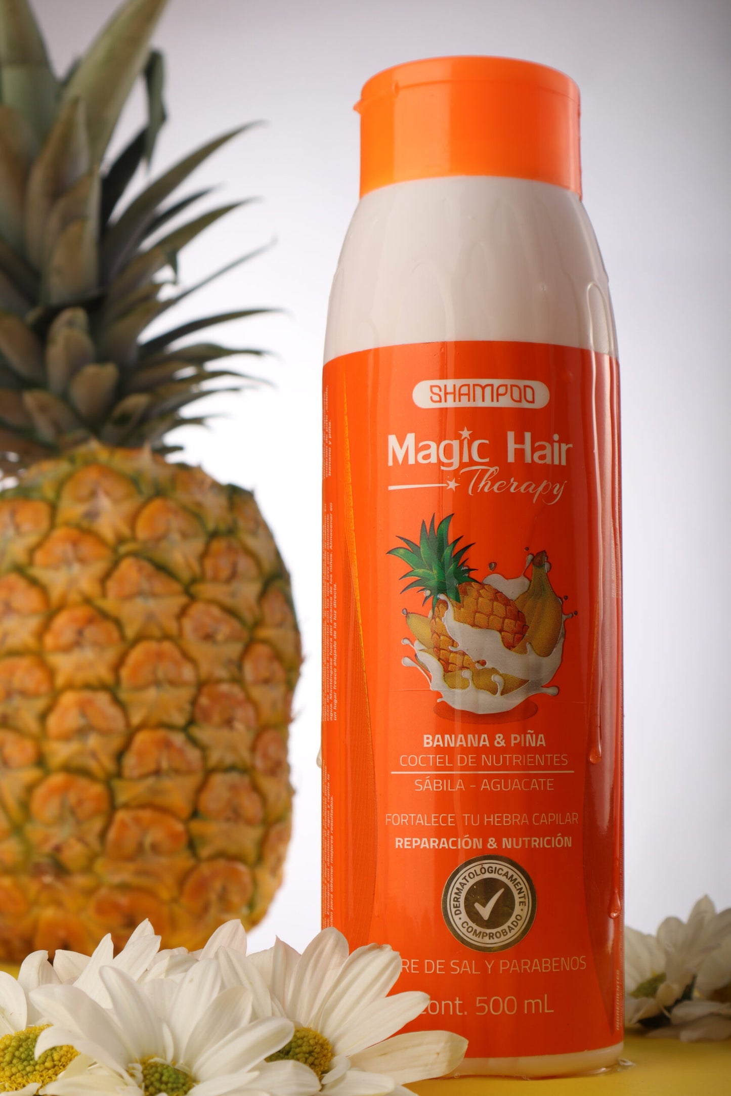SHAMPOO ANTICAIDA BANANA Y PIÑA MAGIC HAIR