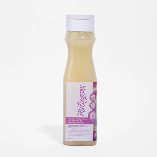 SHAMPOO CRECIMIENTO CON EXTRACTO DE CEBOLLA Y PEPTIDOS (MILAGROS)