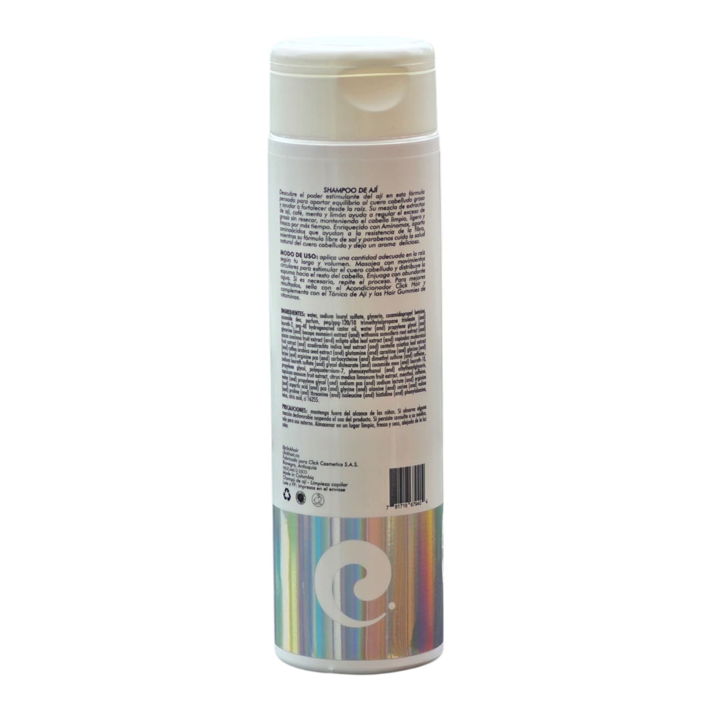 SHAMPOO DE AJÍ BARBIE EDICIÓN LIMITADA CLICK HAIR