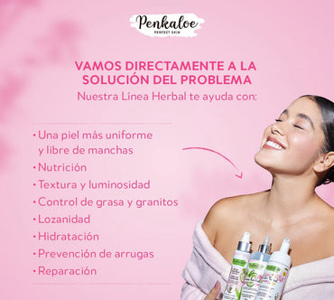 KIT PERFECT SKIN PENKALOE (BOOSTER FACIAL + GEL ALOE VERA + BRUMA HERBAL)