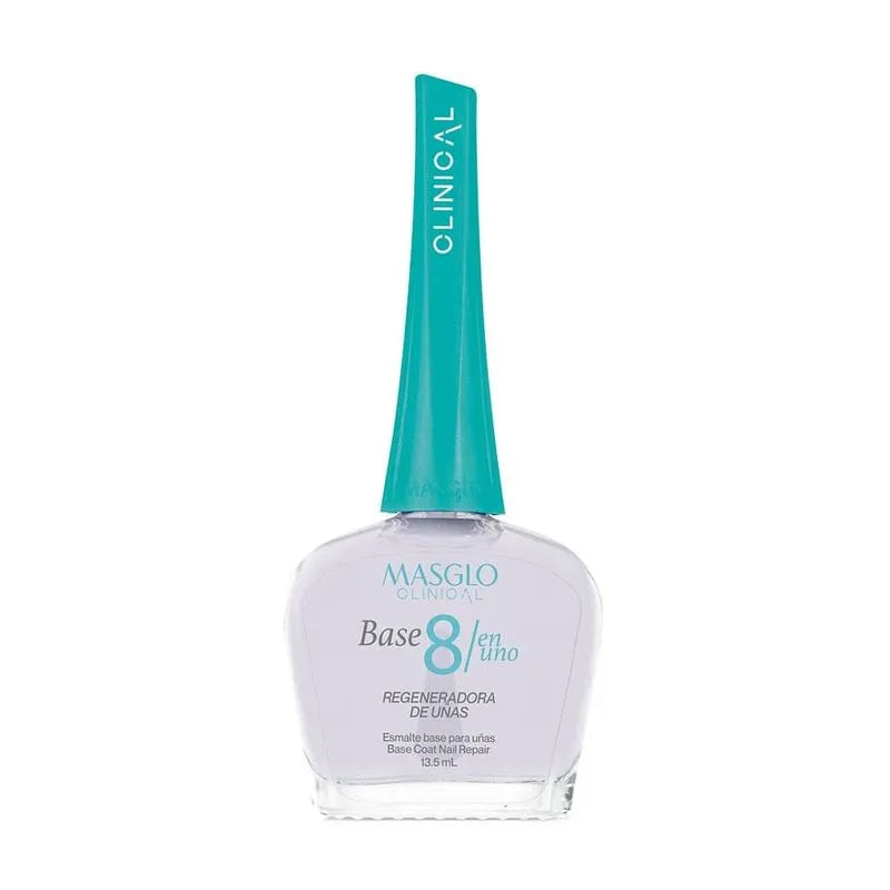 BASE REGENERADORA PARA UÑAS CLINICAL MASGLO 8 EN 1