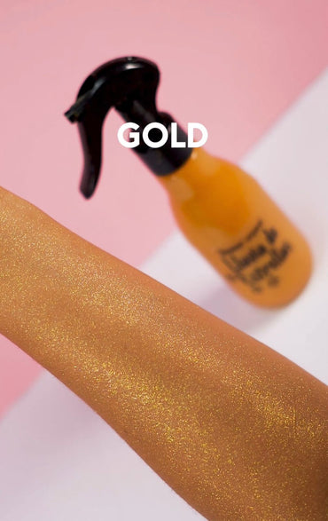 ILUMINADOR CORPORAL GOLD LLUVIA DE ESTRELLAS