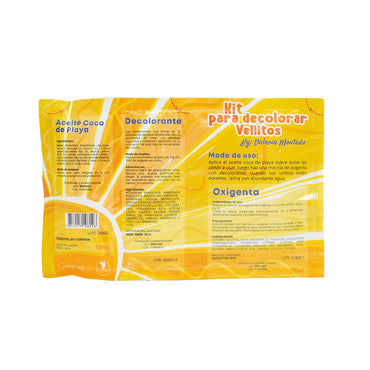 KIT DECOLORANTE DE VELLOS RAYITOS DE SOL