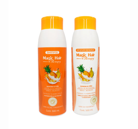 KIT ANTICAIDA BANANA Y PIÑA MAGIC HAIR