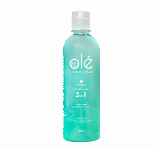 SHAMPOO 2 EN 1 VINAGRE DE MANZANA (Olé CAPILAR)