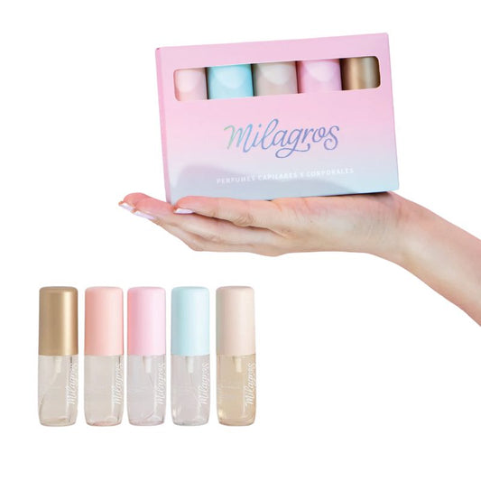 KIT MINI PERFUMES X5 MILAGROS