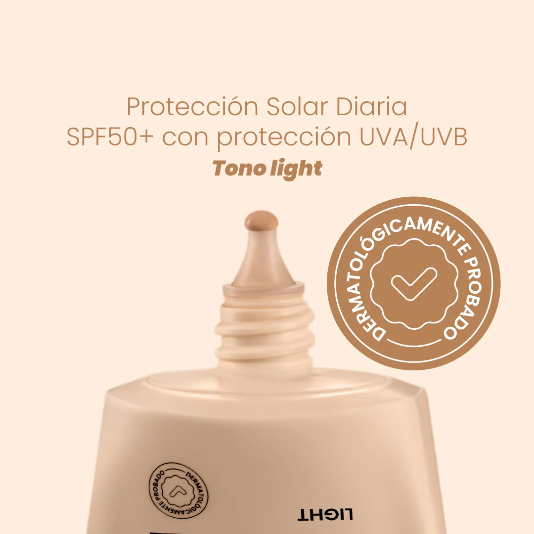 PROTECTOR SOLAR SPF50+ ANYELUZ (TONO LIGHT)
