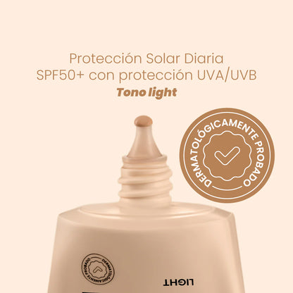 PROTECTOR SOLAR SPF50+ ANYELUZ (TONO LIGHT)