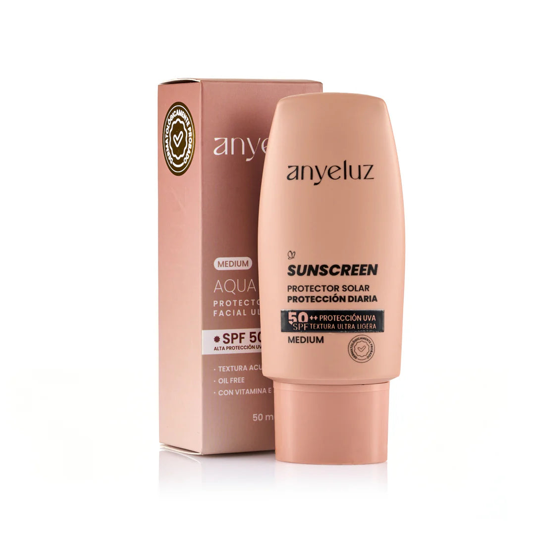 PROTECTOR SOLAR SPF50+ ANYELUZ (TONO MEDIUM)