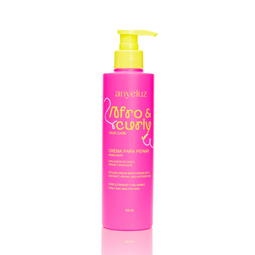 CREMA PARA PEINAR HIDRATANTE AFRO & CURLY (ANYELUZ)