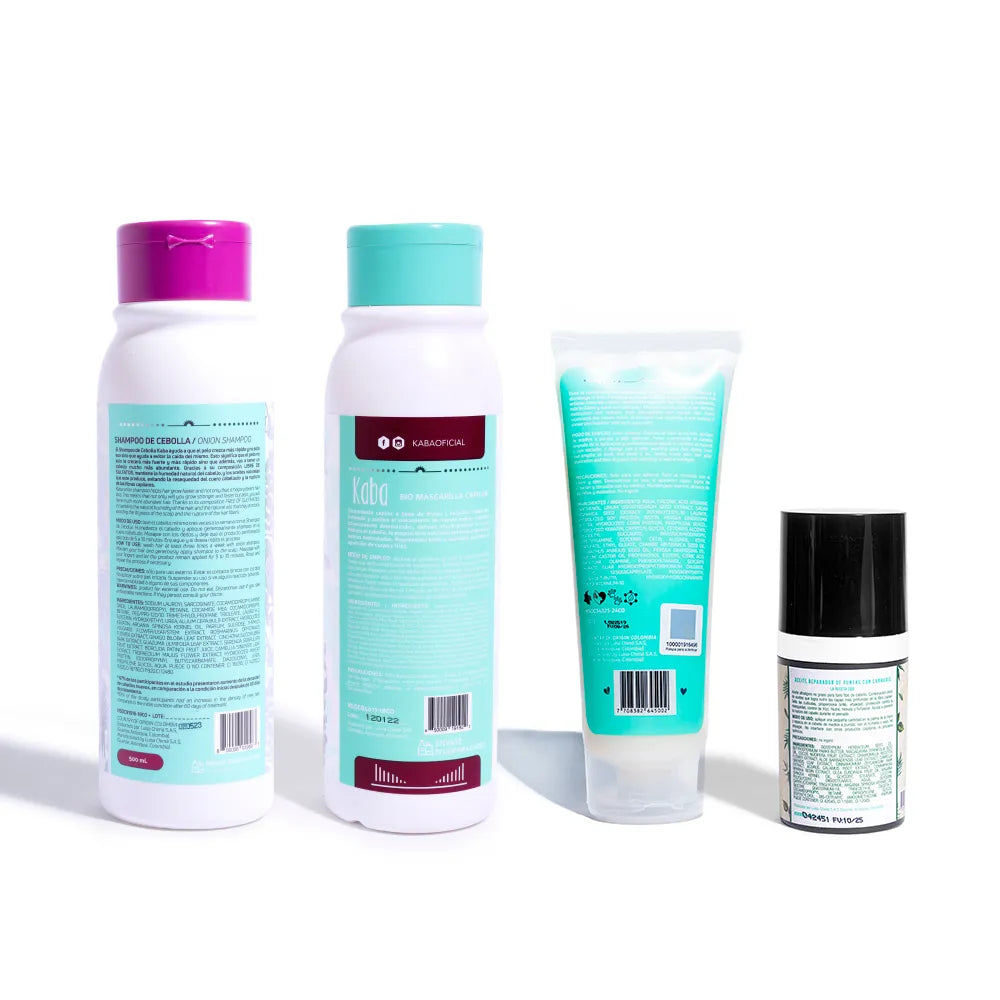 KIT CRECIMIENTO Y REPARACION (KABA) + ACEITE DE PUNTAS (LA RECETA)