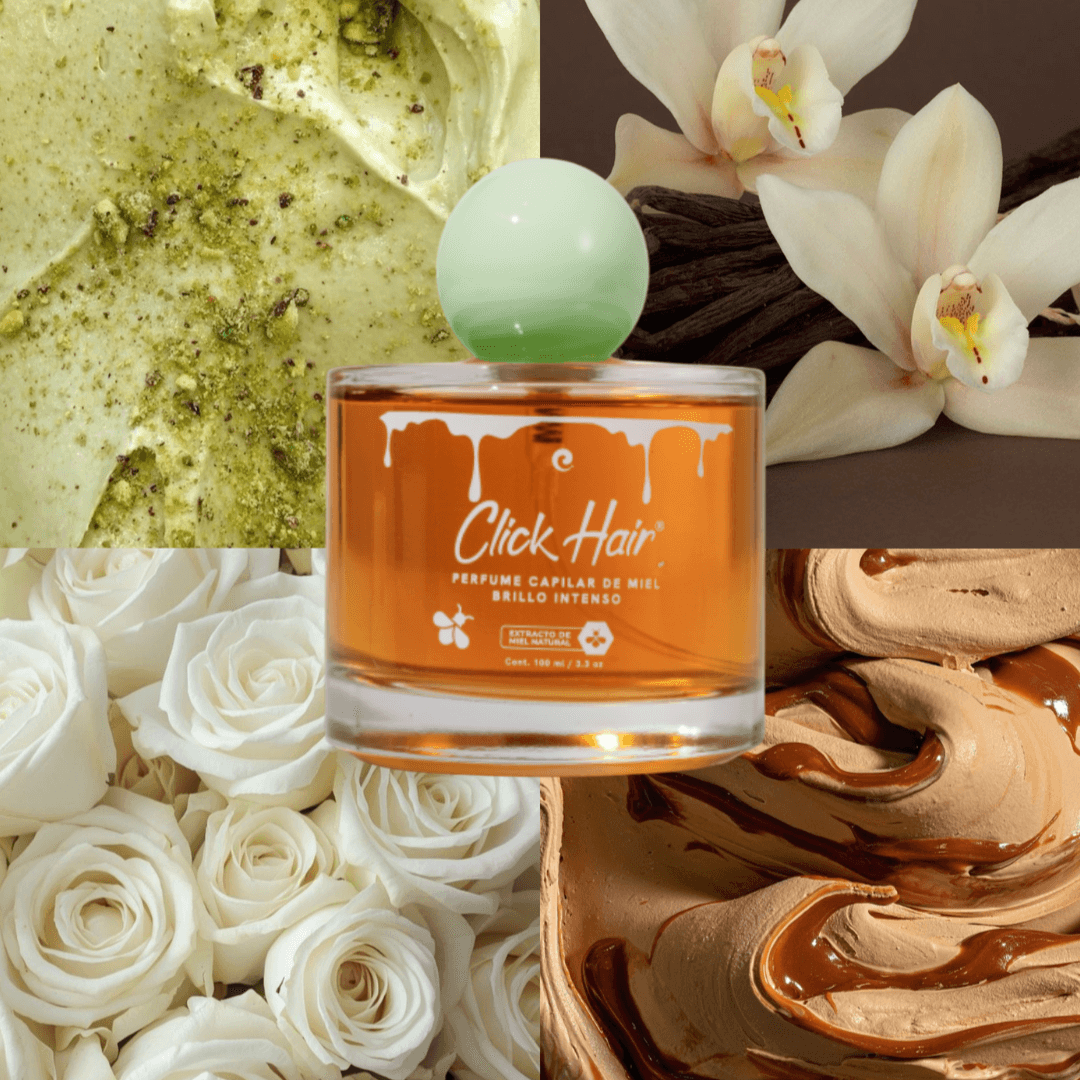 PERFUME PARA EL CABELLO CLICK HAIR MIEL Y PISTACHO