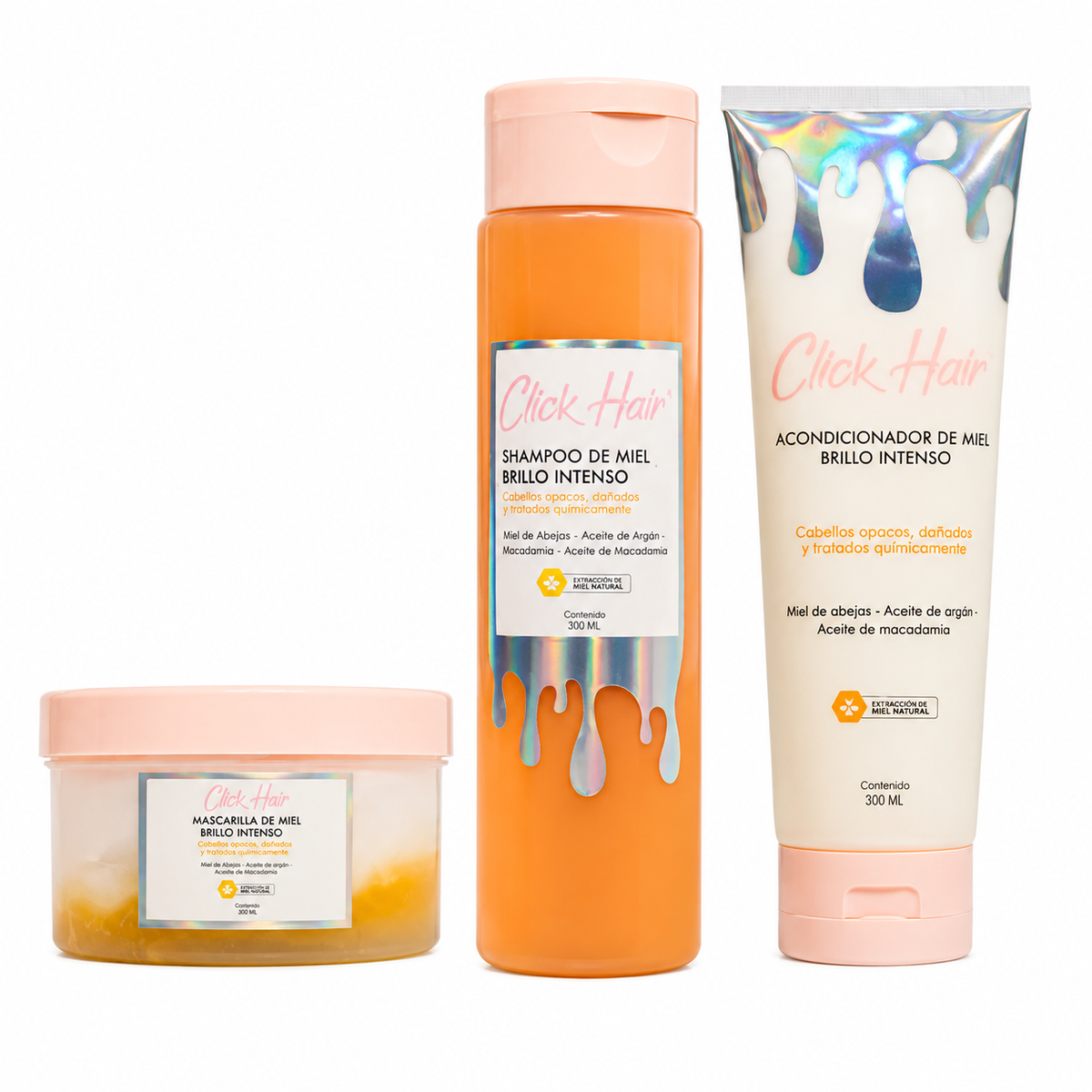 KIT MIEL BRILLO INTENSO CLICK HAIR