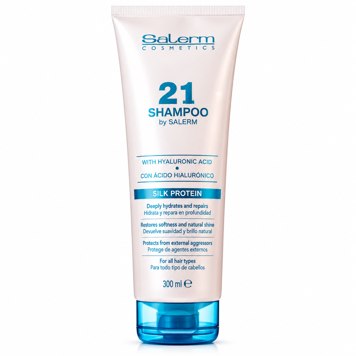 SHAMPOO SALERM 21 CON ÁCIDO HIALURÓNICO