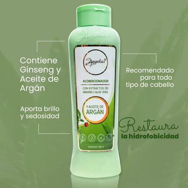 ACONDICIONADOR ALOE VERA Y DE ARGÁN  ANYELUZ