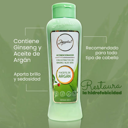 ACONDICIONADOR ALOE VERA Y DE ARGÁN  ANYELUZ