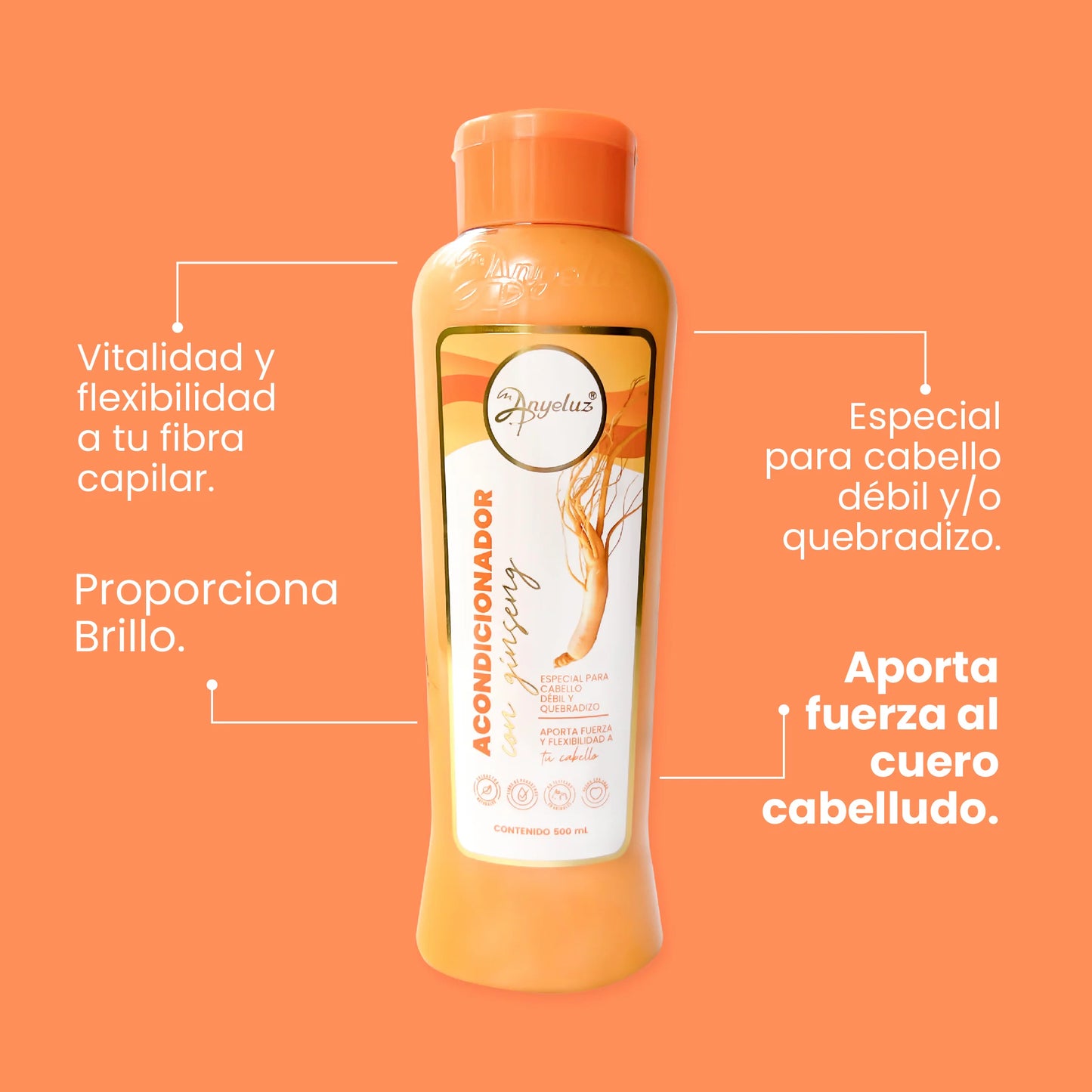 ACONDICIONADOR CON GINGSENG ANYELUZ