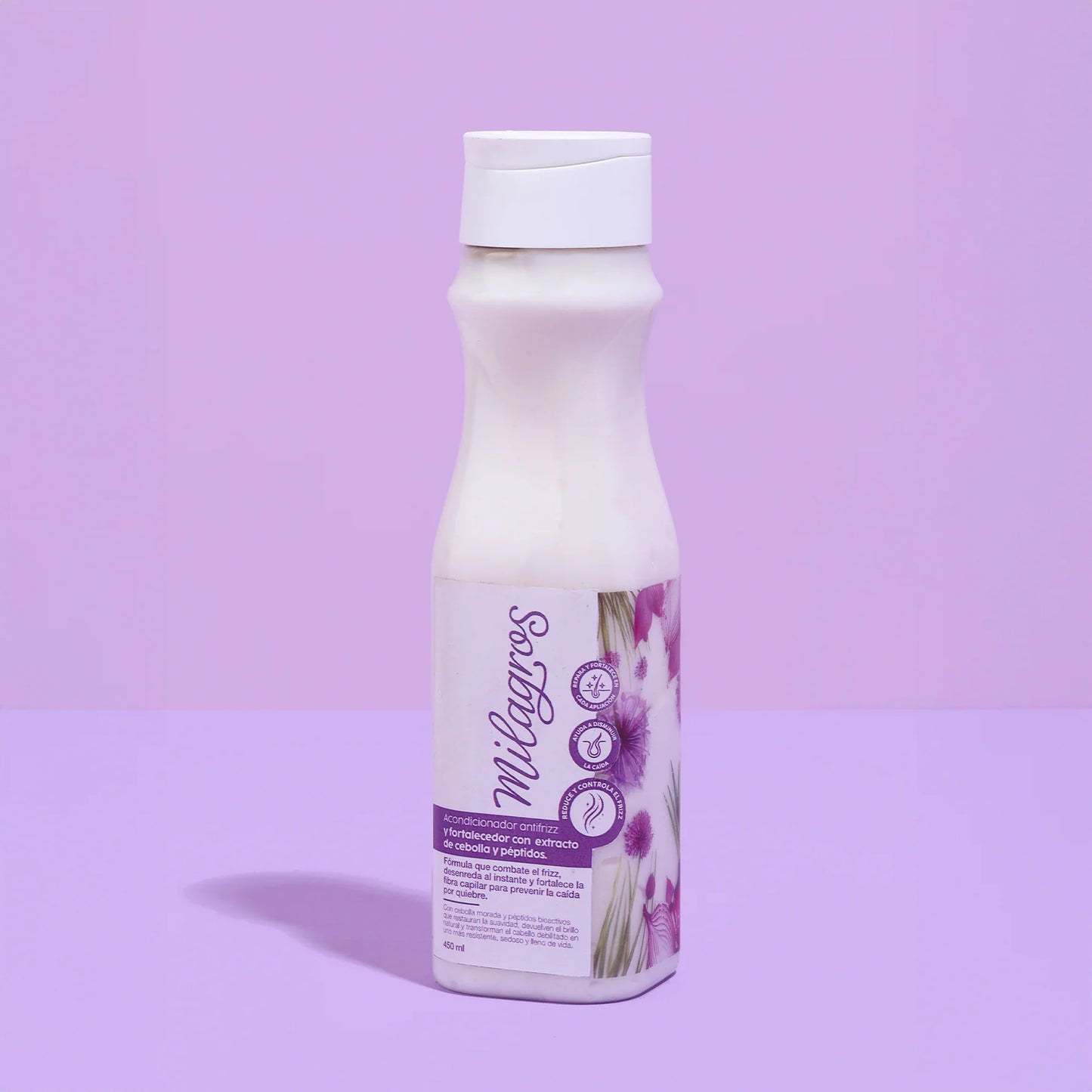 ACONDICIONADOR ANTIFRIZZ Y FORTALECEDOR CON EXTRACTO DE CEBOLLA Y PEPTIDOS (MILAGROS)