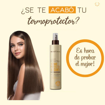 LISSO KERATINA TERMOPROTECTOR ALISANTE (BE NATURAL) – Space Beauty