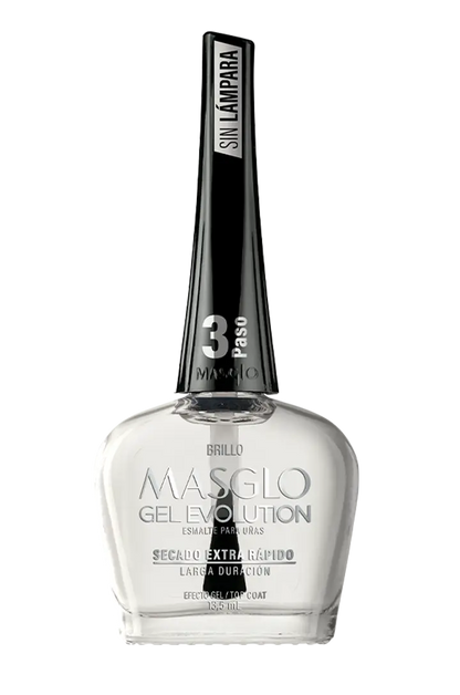 ESMALTES MASGLO GEL EVOLUTION (EFECTO GEL SIN LAMPARA)