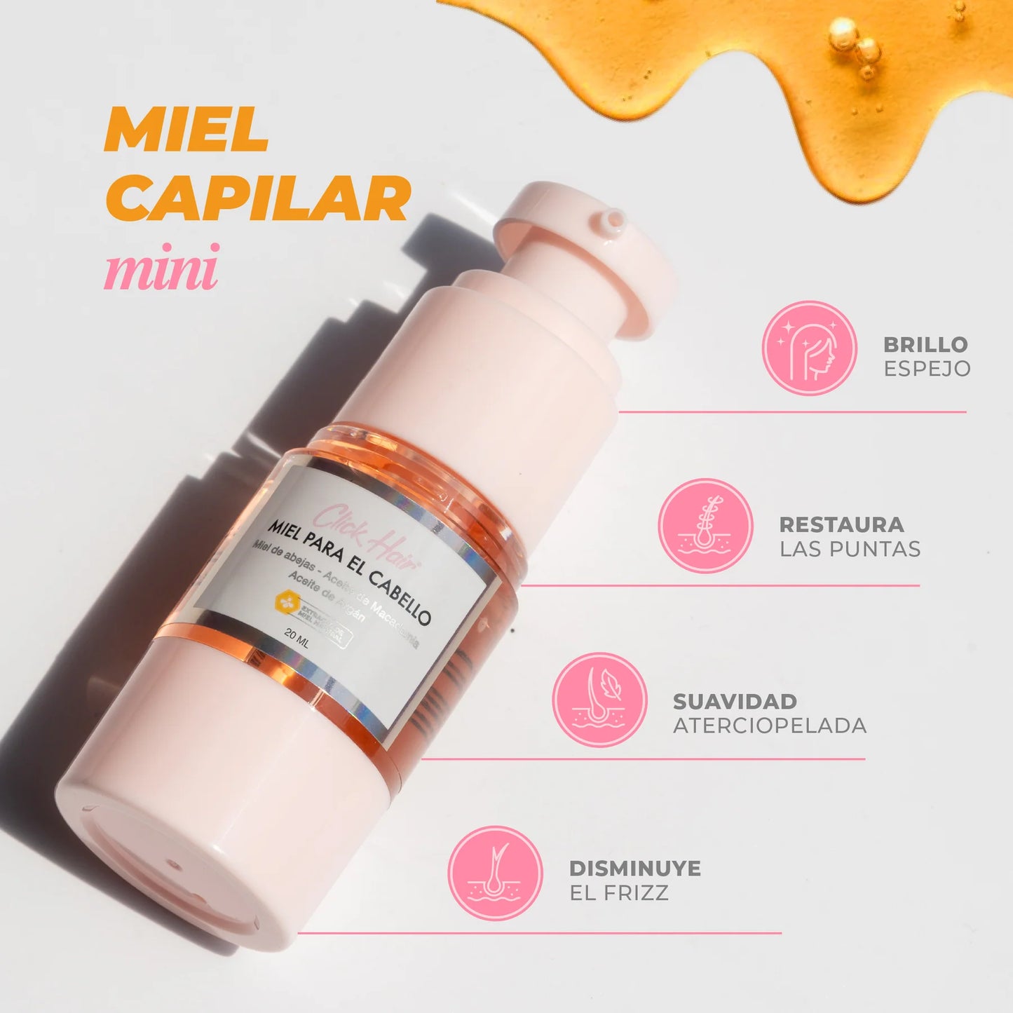 MIEL PARA EL CABELLO MINI (20ML) CLICK HAIR