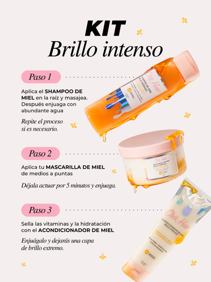 KIT MIEL BRILLO INTENSO CLICK HAIR
