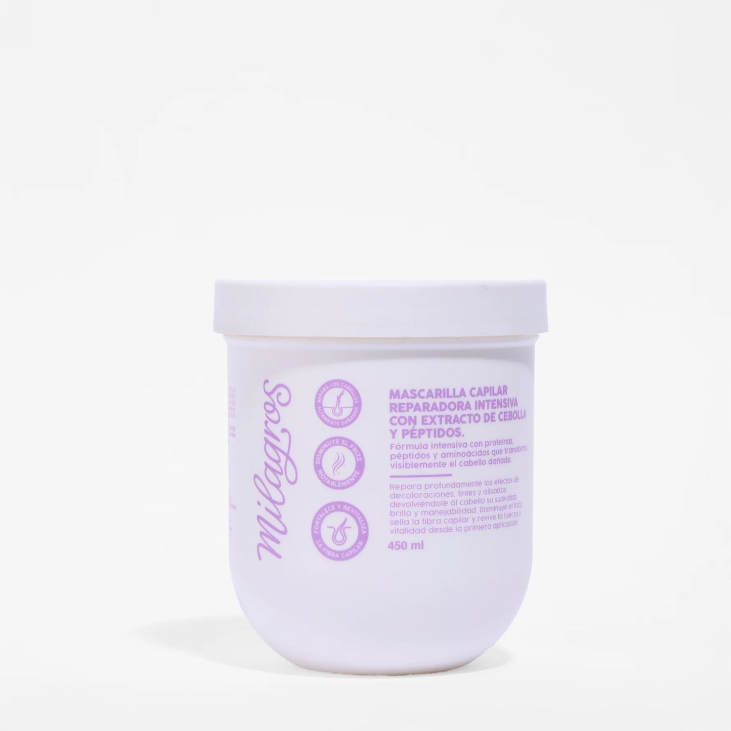 MASCARILLA CAPILAR INTENSIVA CON EXTRACTO DE CEBOLLA Y PEPTIDOS MILAGROS