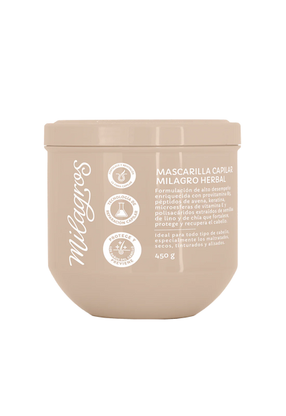 MASCARILLA CAPILAR MILAGRO HERBAL