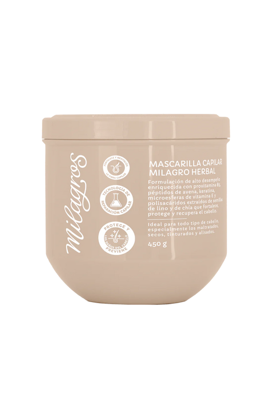 MASCARILLA CAPILAR MILAGRO HERBAL