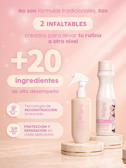 DESENREDANTE TERMOPROTECTOR ROSE MILAGROS