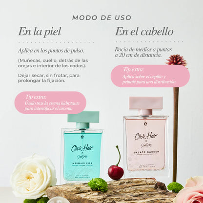 PERFUME CAPILAR Y CORPORAL DE LUJO MERMAID KISS (DANI DUKE) CLICK HAIR
