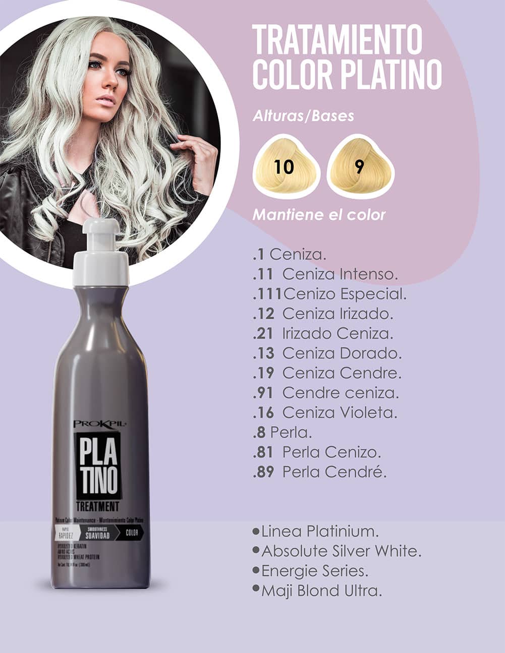TRATAMIENTO DE MANTENIMIENTO DEL COLOR (PLATINO) PROKPIL