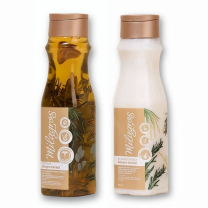 DUO MILAGROS HERBAL SHAMPOO Y ACONDICIONADOR