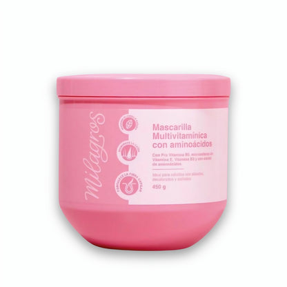 MASCARILLA MULTIVITAMINICA CON AMINOACIDOS MILAGROS
