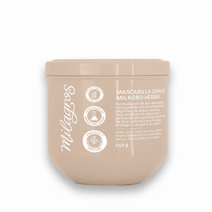 MASCARILLA CAPILAR MILAGRO HERBAL