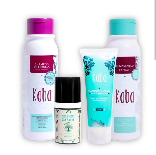 KIT CRECIMIENTO Y REPARACION (KABA) + ACEITE DE PUNTAS (LA RECETA)