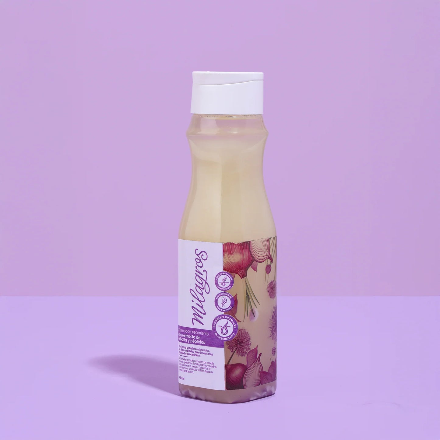 SHAMPOO CRECIMIENTO CON EXTRACTO DE CEBOLLA Y PEPTIDOS (MILAGROS)