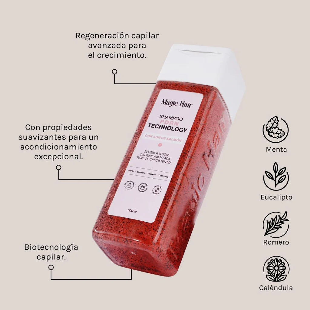 SHAMPOO PDRN TECHNOLOGY CON ADN DE SALMÓN (MAGIC HAIR)