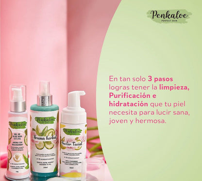 KIT PERFECT SKIN PENKALOE (BOOSTER FACIAL + GEL ALOE VERA + BRUMA HERBAL)